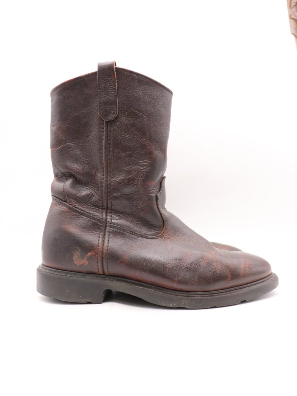 Red Wing 1132 Pecos Men’s Size 11 EE Work Boots Pull-On Brown Leather USA